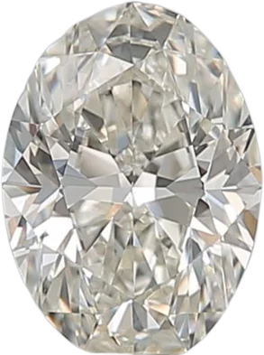 0.92 Carat K VS1 Oval Natural Diamond