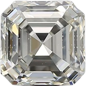 1.01 Carat K SI1 Asscher Natural Diamond