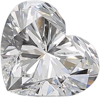 1.01 Carat D VS2 Heart Natural Diamond