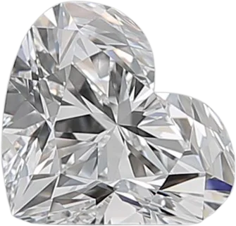 1.01 Carat D VVS1 Heart Natural Diamond