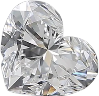 1.01 Carat D VVS1 Heart Natural Diamond