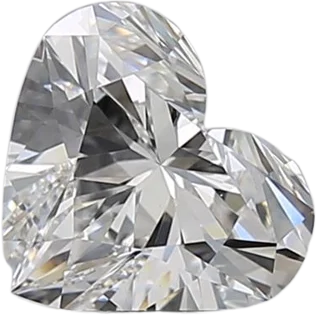 1.01 Carat F VVS2 Heart Natural Diamond