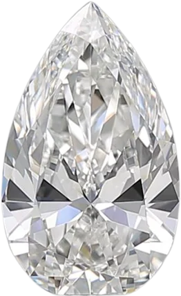 1.01 Carat E VVS1 Pear Natural Diamond