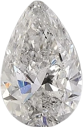 1.01 Carat F I1 Pear Natural Diamond