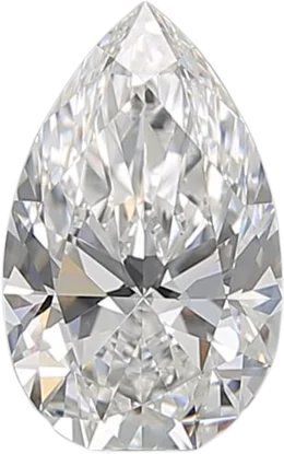 1.01 Carat F VVS1 Pear Natural Diamond