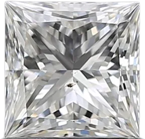 1.01 Carat G SI1 Princess Natural Diamond