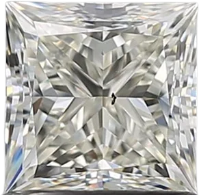 1.01 Carat J SI1 Princess Natural Diamond