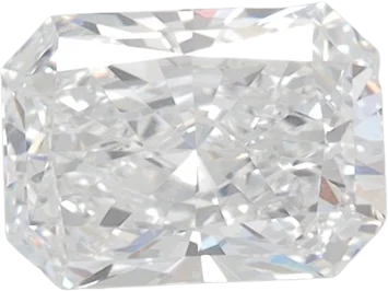 1.01 Carat D VVS2 Radiant Lab Diamond