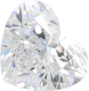 1.02 Carat D VVS1 Heart Lab Diamond