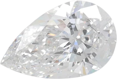 1.02 Carat D VVS1 Pear Lab Diamond