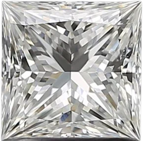 1.02 Carat H VS2 Princess Natural Diamond