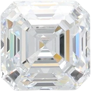 1.03 Carat E VVS2 Asscher Lab Diamond