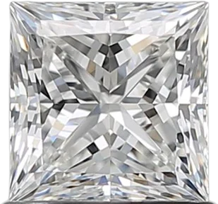 1.03 Carat F VVS1 Princess Natural Diamond