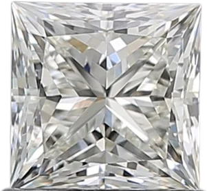 1.03 Carat J VVS1 Princess Natural Diamond