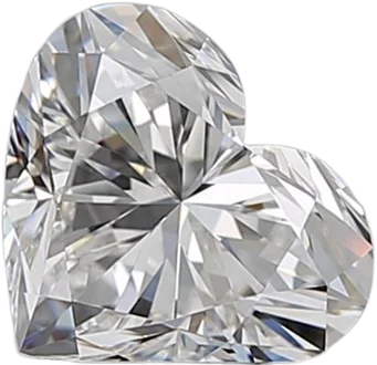 1.05 Carat E VVS2 Heart Natural Diamond