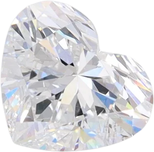 1.07 Carat D VVS2 Heart Lab Diamond