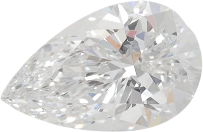 1.08 Carat D VVS1 Pear Lab Diamond