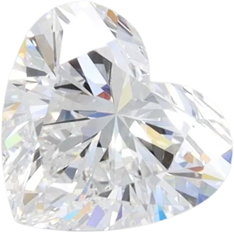 1.1 Carat D VVS1 Heart Lab Diamond