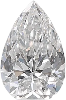 1.11 Carat D VS1 Pear Natural Diamond