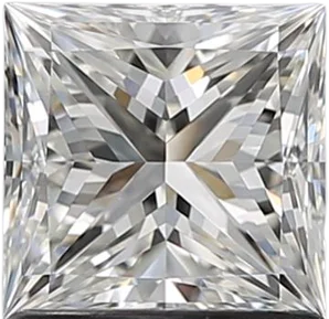 1.22 Carat H VVS2 Princess Natural Diamond