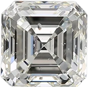 1.5 Carat I SI2 Asscher Natural Diamond