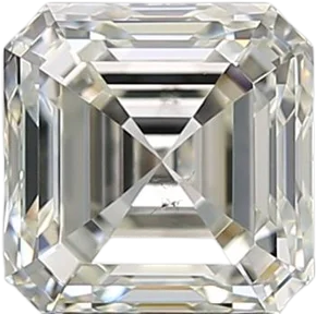 1.5 Carat J VS2 Asscher Natural Diamond