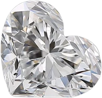 1.5 Carat D SI1 Heart Natural Diamond