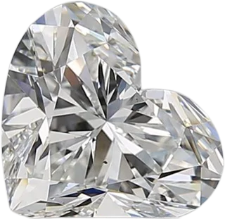 1.5 Carat F VS2 Heart Natural Diamond