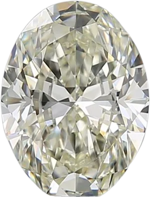 1.5 Carat L VVS1 Oval Natural Diamond