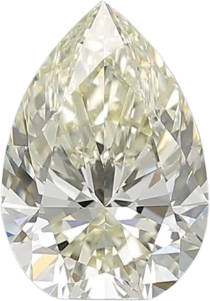 1.5 Carat L VVS1 Pear Natural Diamond