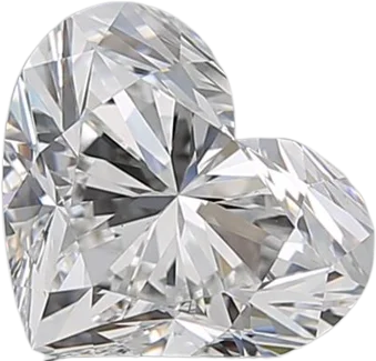 1.51 Carat D VS1 Heart Natural Diamond