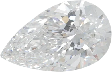 1.51 Carat D VVS2 Pear Lab Diamond