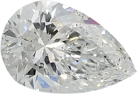 1.51 Carat F SI1 Pear Lab Diamond