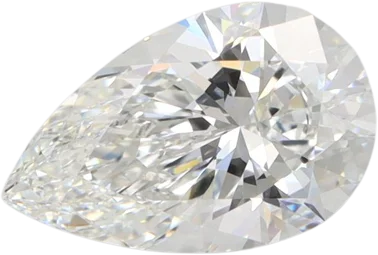 1.51 Carat F VVS2 Pear Lab Diamond