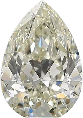 1.51 Carat L VVS2 Pear Natural Diamond