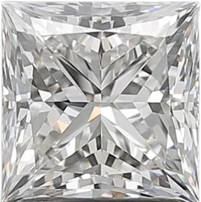 1.52 Carat H VVS1 Princess Natural Diamond