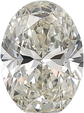 1.53 Carat M VVS1 Oval Natural Diamond