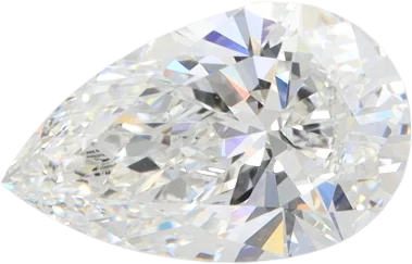 1.53 Carat F VVS2 Pear Lab Diamond