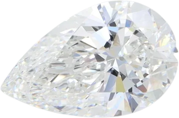 1.54 Carat F VVS2 Pear Lab Diamond