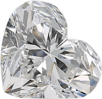 1.55 Carat D VVS1 Heart Natural Diamond