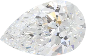 1.55 Carat D VVS1 Pear Lab Diamond