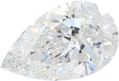 1.57 Carat D VVS1 Pear Lab Diamond