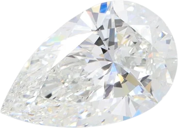 1.57 Carat F VVS2 Pear Lab Diamond