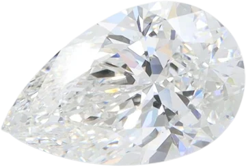 1.59 Carat F VVS2 Pear Lab Diamond