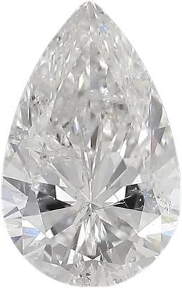 1.75 Carat G I1 Pear Natural Diamond