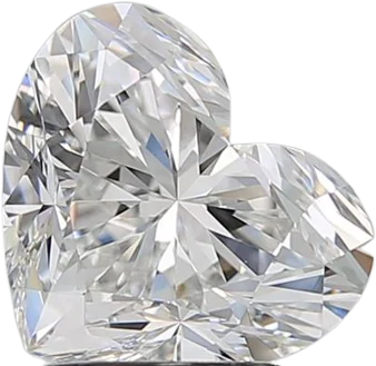 2.01 Carat F VVS2 Heart Natural Diamond