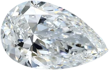 2.01 Carat E SI1 Pear Natural Diamond