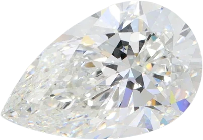 2.04 Carat G VVS2 Pear Lab Diamond