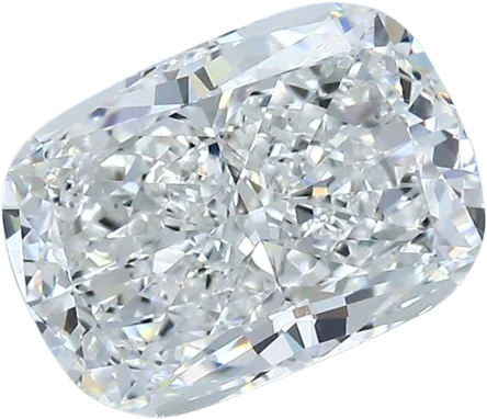 3.02 Carat F VS1 Elongated Cushion Natural Diamond