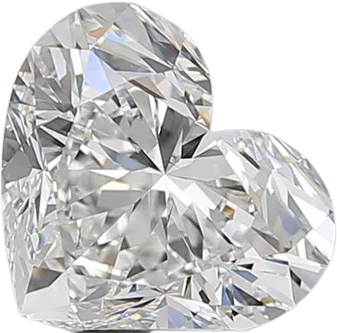 3.02 Carat E VS2 Heart Natural Diamond